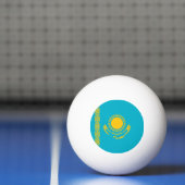 Balle De Ping Pong Drapeau du Kazakhstan (Filet)