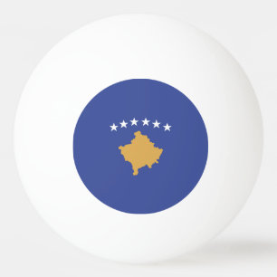 Balle De Ping Pong drapeau du Kosovo