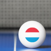 Balle De Ping Pong Drapeau du Luxembourg (Filet)