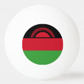 Balle De Ping Pong Drapeau du Malawi (Dos)