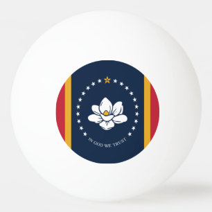 Balle De Ping Pong Drapeau du Mississippi ping-pong