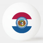 Balle De Ping Pong Drapeau du Missouri (Dos)