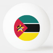 Balle De Ping Pong Drapeau du Mozambique (Dos)