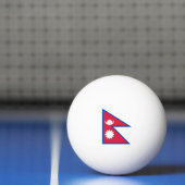 Balle De Ping Pong Drapeau du Népal (Filet)