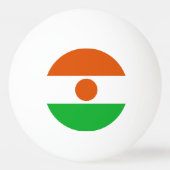 Balle De Ping Pong Drapeau du Niger (Dos)