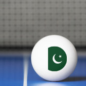 Balle De Ping Pong Drapeau du Pakistan (Filet)