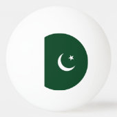 Balle De Ping Pong Drapeau du Pakistan (Devant)