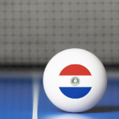 Balle De Ping Pong drapeau du Paraguay (Filet)