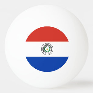 Balle De Ping Pong drapeau du Paraguay