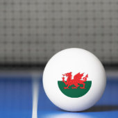 Balle De Ping Pong Drapeau du Pays de Galles (Filet)