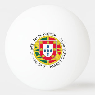 Balle De Ping Pong Drapeau du Portugal pour jour férié au Portugal