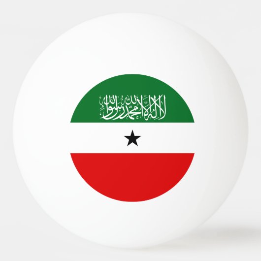 Balle De Ping Pong Drapeau du Somaliland (Devant)