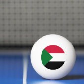 Balle De Ping Pong Drapeau du Soudan (Filet)