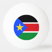 Balle De Ping Pong Drapeau du Soudan du Sud (Dos)