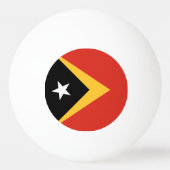 Balle De Ping Pong Drapeau du Timor oriental (Dos)