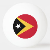 Balle De Ping Pong Drapeau du Timor oriental (Dos)