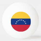 Balle De Ping Pong Drapeau du Venezuela (Dos)