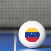 Balle De Ping Pong Drapeau du Venezuela (Filet)