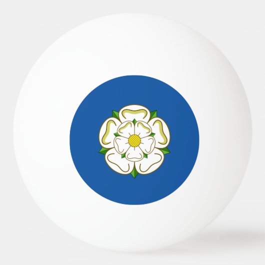 Balle De Ping Pong Drapeau du Yorkshire (Devant)