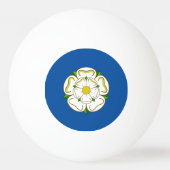 Balle De Ping Pong Drapeau du Yorkshire (Dos)