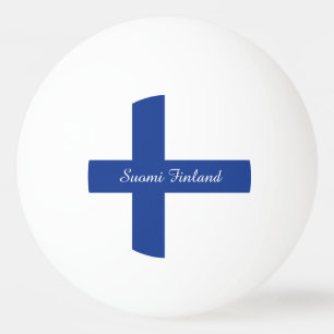 Balle De Ping Pong Drapeau finlandais coutume de ping-pong balls