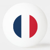 Balle De Ping Pong Drapeau français (Dos)