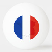 Balle De Ping Pong drapeau français (Dos)
