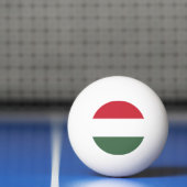 Balle De Ping Pong Drapeau Hongrie (Filet)