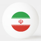 Balle De Ping Pong Drapeau iranien (Dos)