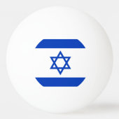 Balle De Ping Pong Drapeau Israël (Dos)