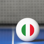 Balle De Ping Pong Drapeau Italie (Filet)