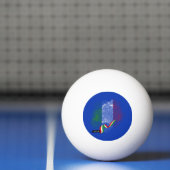 Balle De Ping Pong Drapeau italien (Filet)