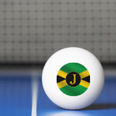 Balle De Ping Pong Drapeau jamaïcain (Filet)