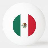 Balle De Ping Pong Drapeau mexicain (Dos)