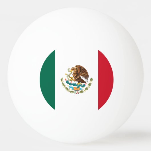 Balle De Ping Pong Drapeau mexicain - Drapeau mexicain (Devant)