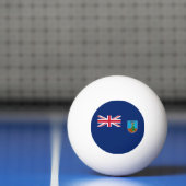 Balle De Ping Pong Drapeau Montserrat (Filet)
