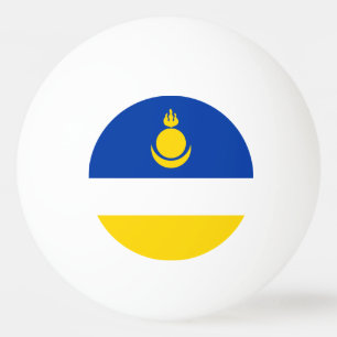Balle De Ping Pong Drapeau patriotique de Bouriatie