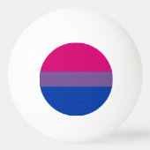 Balle De Ping Pong Drapeau SlipperyJoe's Bisexual Pride lavande-rose (Devant)