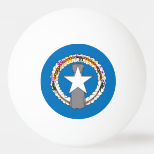 Balle De Ping Pong Drapeau spécial de ping-pong de Mariana du Nord