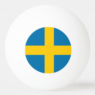 Balle De Ping Pong Drapeau suédois