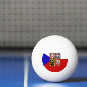 Balle De Ping Pong Drapeau tchèque (Filet)