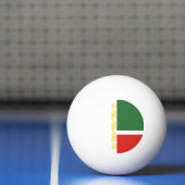 Balle De Ping Pong Drapeau tchétchène (Filet)