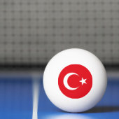 Balle De Ping Pong Drapeau turc (Filet)