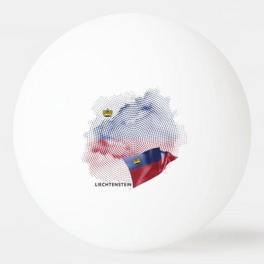 Balle De Ping Pong Drapeau USA (Devant)
