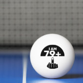 Balle De Ping Pong Drôle 80e cadeau d'anniversaire, 79 Plus un (Filet)