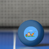 Balle De Ping Pong Drôle de dessin animé de fourmis (Filet)