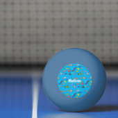 Balle De Ping Pong Drôle des créatures marines dessin motif (Filet)