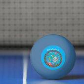 Balle De Ping Pong Drôle des créatures marines sous l'eau dessin anim (Filet)
