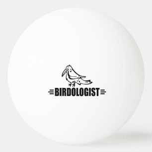 Balle De Ping Pong Drôle J'aime les oiseaux