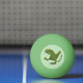 Balle De Ping Pong Drôle T rex dinosaure dessin animé humour (Filet)